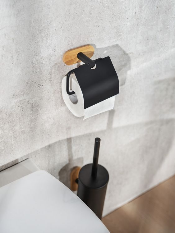 Produktbild: Turbo-Loc&reg; WC-Garnitur Mod. Orea Bamboo, Befestigen ohne bohren