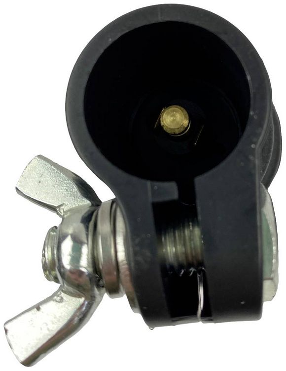 Produktbild: Berger & Schr&ouml;ter Rundumleuchte LED Mini RKL flex 20303 12 V/DC, 24 V/DC &uuml;ber Bordnetz Normhalter flexibel, Normhalter Orange