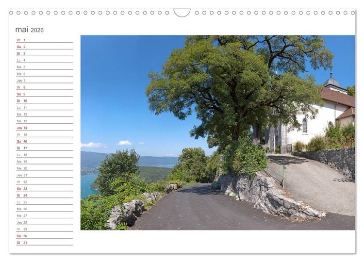 Produktbild: Coup d'&oelig;il sur le Lac d'Annecy (Calendrier mural 2026 DIN A3 vertical), CALVENDO calendrier mensuel
