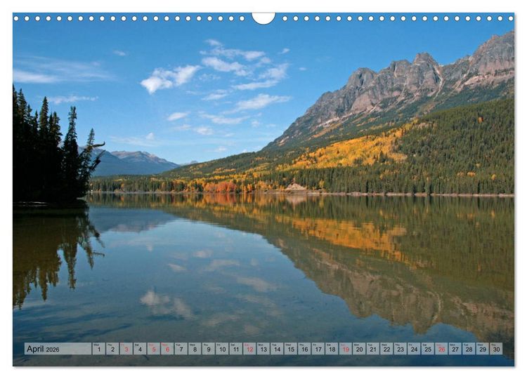 Produktbild: Indian Summer in the Canadian Rockies (Wall Calendar 2026 DIN A3 landscape), CALVENDO 12 Month Wall Calendar