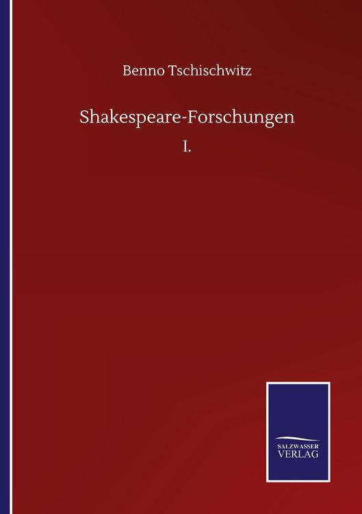 Produktbild: Shakespeare-Forschungen