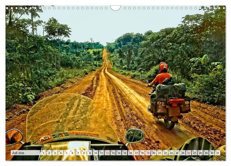 Produktbild: Ein Abenteuer per Motorrad - DIE TRANSAMAZONICA (Wandkalender 2026 DIN A3 quer), CALVENDO Monatskalender
