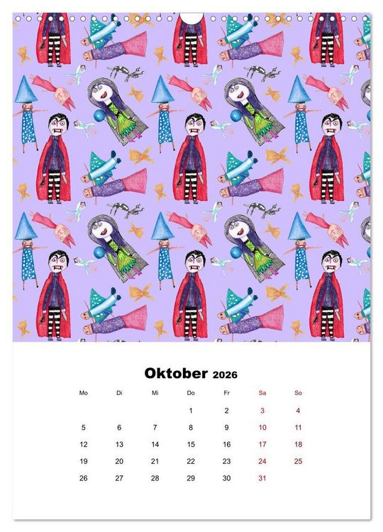 Produktbild: MUSTERMACKE (Wandkalender 2026 DIN A3 hoch), CALVENDO Monatskalender