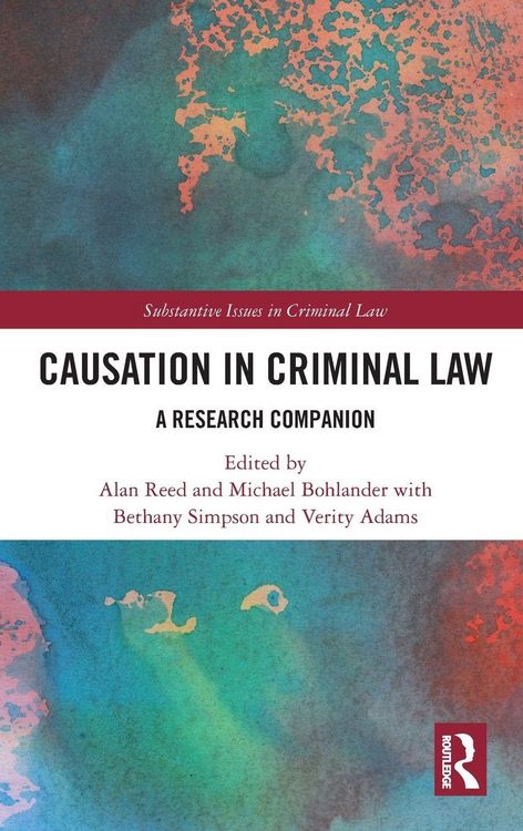 Produktbild: Causation in Criminal Law