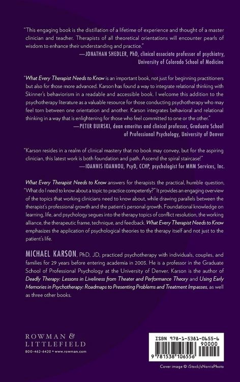 Produktbild: What Every Therapist Needs to Know