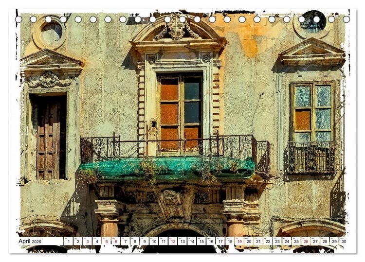 Produktbild: Palermo die marode Sch&ouml;nheit (Tischkalender 2026 DIN A5 quer), CALVENDO Monatskalender