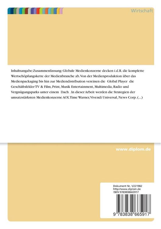 Produktbild: Strategische Gruppen in der Medienbranche