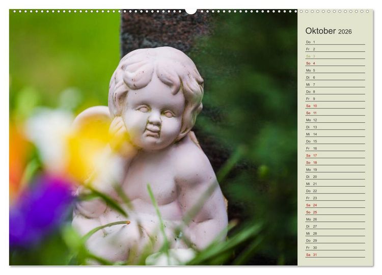 Produktbild: Engel - Begleiter f&uuml;r jeden Tag (Wandkalender 2026 DIN A2 quer), CALVENDO Monatskalender