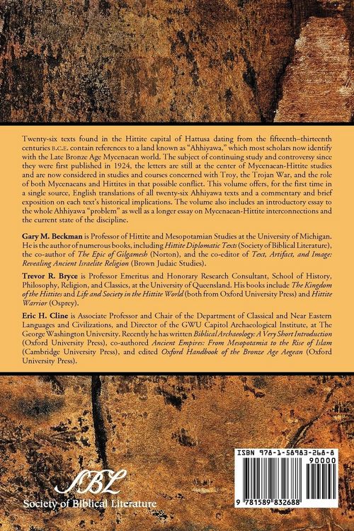 Produktbild: The Ahhiyawa Texts