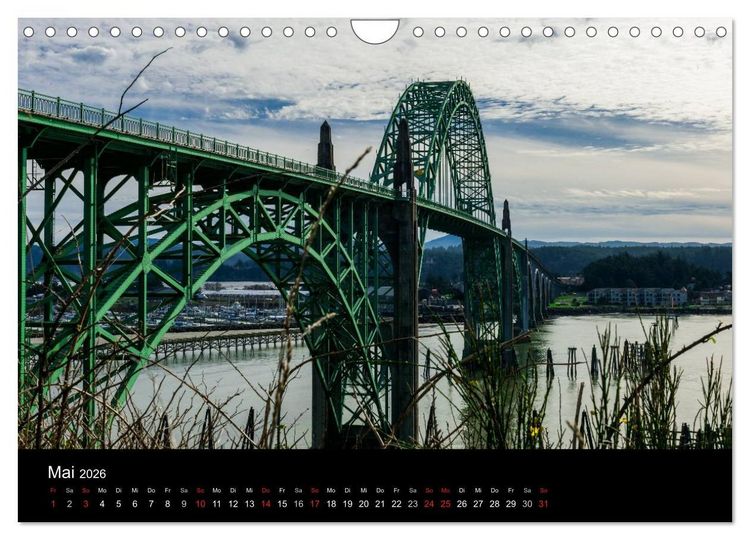 Produktbild: Die Oregon-K&uuml;ste (Wandkalender 2026 DIN A4 quer), CALVENDO Monatskalender