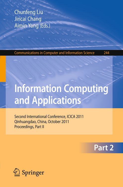 Produktbild: Information Computing and Applications, Part II