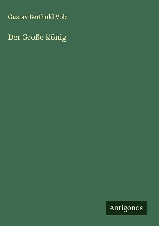 Produktbild: Der Gro&szlig;e K&ouml;nig