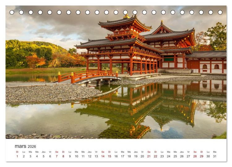 Produktbild: Jardiner au Japon (Calendrier de bureau 2026 DIN A5 vertical), CALVENDO calendrier mensuel