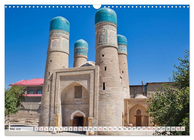 Produktbild: Usbekistan Mythos Seidenstra&szlig;e hautnah (Wandkalender 2026 DIN A3 quer), CALVENDO Monatskalender