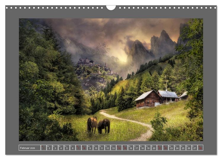 Produktbild: Uraltes Land (Wandkalender 2026 DIN A3 quer), CALVENDO Monatskalender