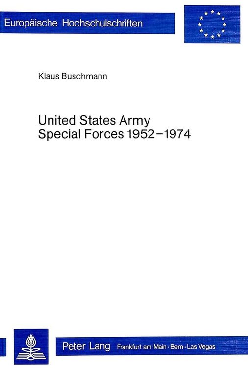 Produktbild: United States Army Special Forces 1952-1974