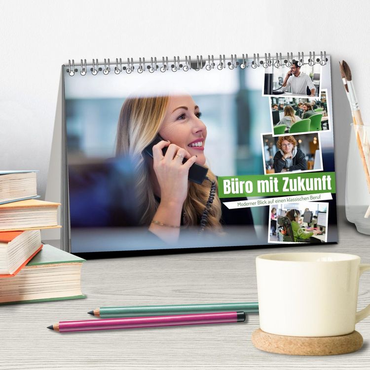 Produktbild: B&uuml;ro mit Zukunft (Tischkalender 2026 DIN A5 quer), CALVENDO Monatskalender
