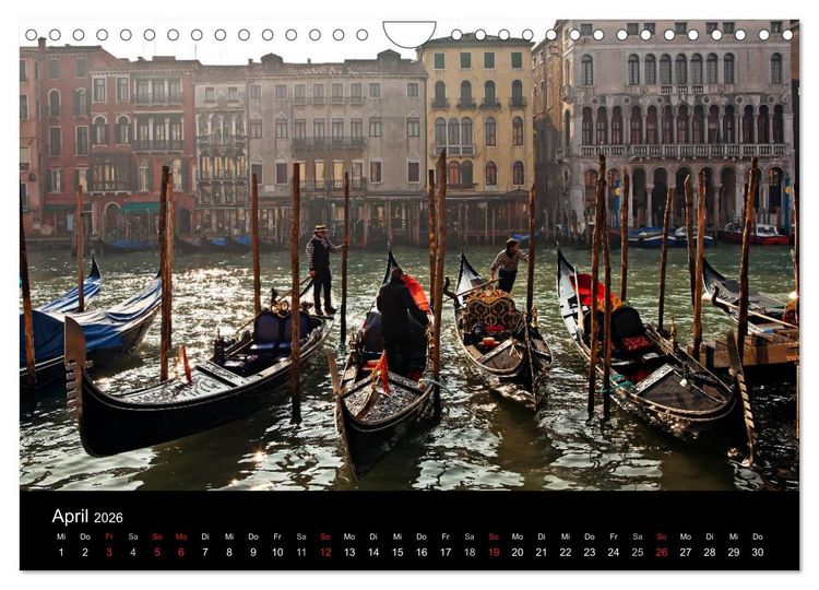 Produktbild: Bella Venezia (Wandkalender 2026 DIN A4 quer), CALVENDO Monatskalender