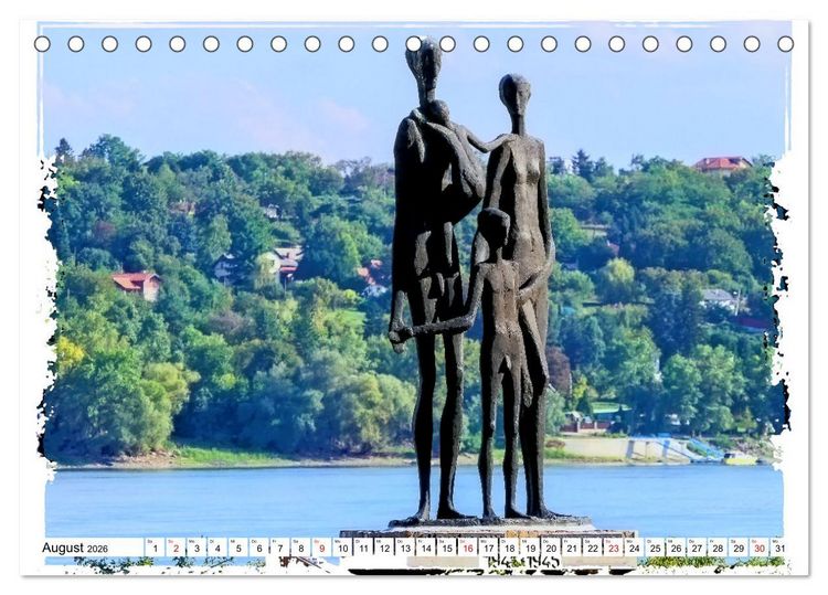 Produktbild: Novi Sad Serbiens unbekannte Sch&ouml;nheit (Tischkalender 2026 DIN A5 quer), CALVENDO Monatskalender