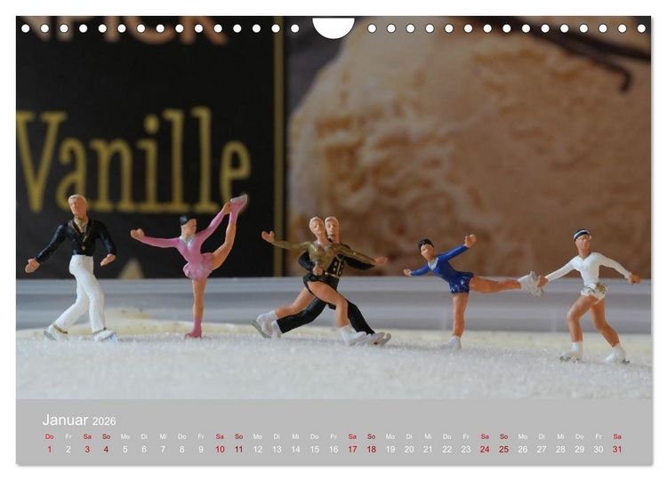 Produktbild: Das zweite Leben von Miniatur-Figuren (Wandkalender 2026 DIN A4 quer), CALVENDO Monatskalender