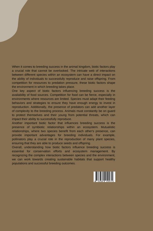 Produktbild: Beyond the Nest: How Biotic Factors Influence Breeding Success