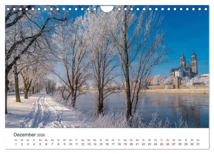 Produktbild: Deutschland: Magdeburg, Stadtansichten und Umgebung (Wandkalender 2026 DIN A4 quer), CALVENDO Monatskalender