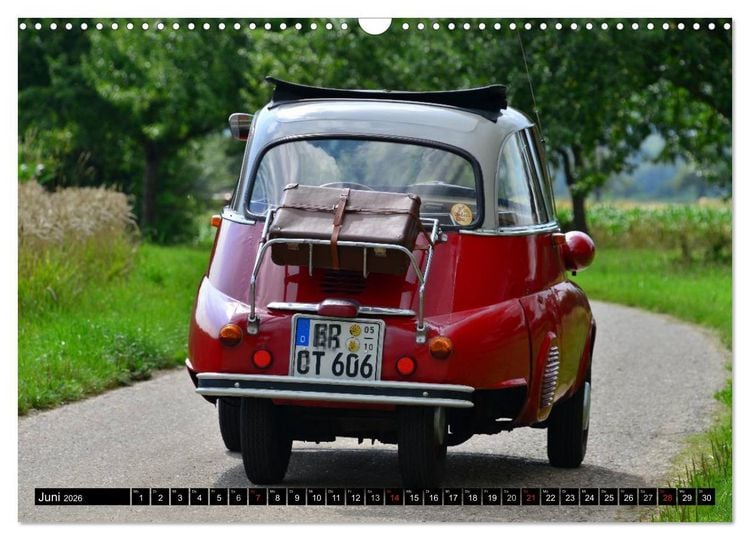 Produktbild: BMW Isetta - Die Knutschkugel (Wandkalender 2026 DIN A3 quer), CALVENDO Monatskalender