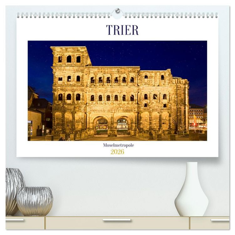 Produktbild: R&Ouml;MERSTADT TRIER (hochwertiger Premium Wandkalender 2026 DIN A2 quer), Kunstdruck in Hochglanz