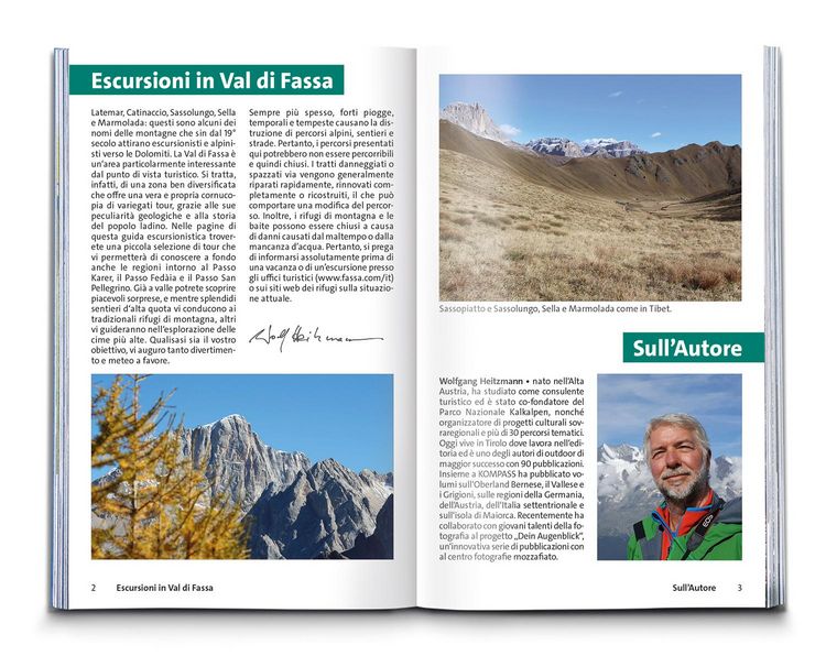 Produktbild: KOMPASS guida escursionistica Val di Fassa / Fassatal, 60 itinerari