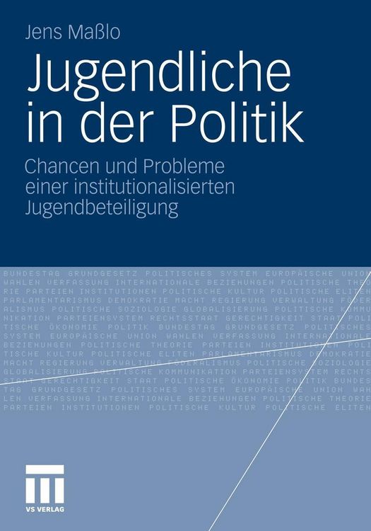 Produktbild: Jugendliche in der Politik