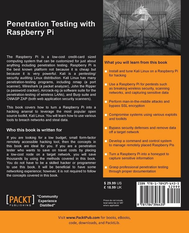 Produktbild: Penetration Testing with Raspberry Pi