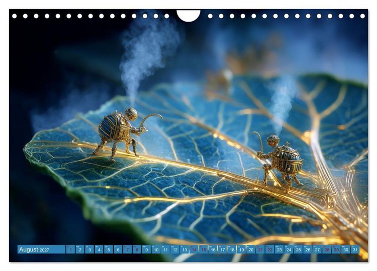Produktbild: Fantastische Mikrowelten. Im Reich der Nanog&auml;rtner (Wandkalender 2027 DIN A4 quer), CALVENDO Monatskalender