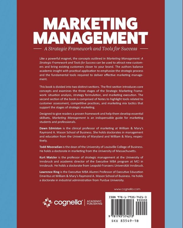 Produktbild: Marketing Management