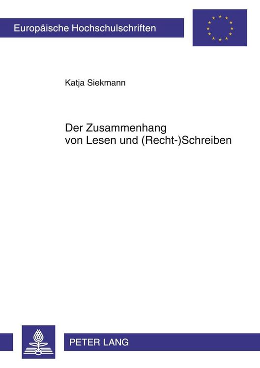 Produktbild: Der Zusammenhang von Lesen und (Recht-)Schreiben