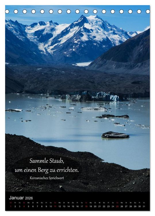 Produktbild: Neuseeland - Ein Land steht Kopf (Tischkalender 2026 DIN A5 hoch), CALVENDO Monatskalender