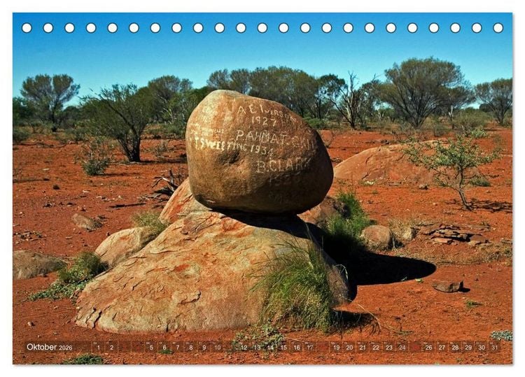 Produktbild: Australien - Der unbekannte Westen (Tischkalender 2026 DIN A5 quer), CALVENDO Monatskalender