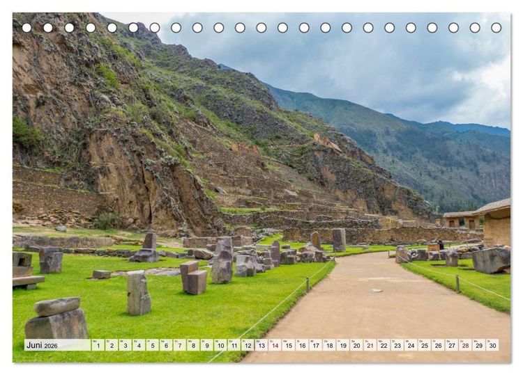 Produktbild: Faszination Peru &ndash; Natur und Kultur (Tischkalender 2026 DIN A5 quer), CALVENDO Monatskalender
