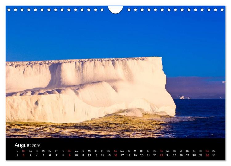Produktbild: Arktis und Antarktis (Wandkalender 2026 DIN A4 quer), CALVENDO Monatskalender