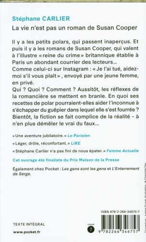 Produktbild: La vie n'est pas un roman de Susan Cooper