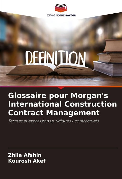 Produktbild: Glossaire pour Morgan's International Construction Contract Management