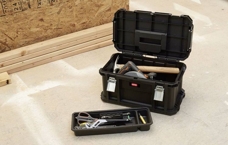 Produktbild: KETER 238273 Werkzeugkasten-Set Schwarz