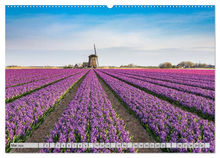 Produktbild: Wundersch&ouml;ne Niederlande (hochwertiger Premium Wandkalender 2026 DIN A2 quer), Kunstdruck in Hochglanz