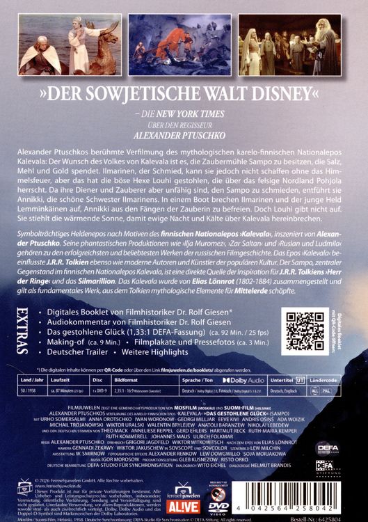 Produktbild: Sampo - Das gestohlene Gl&uuml;ck - nach dem finnischen Epos Kalevala (Filmjuwelen / DEFA Fantasy)