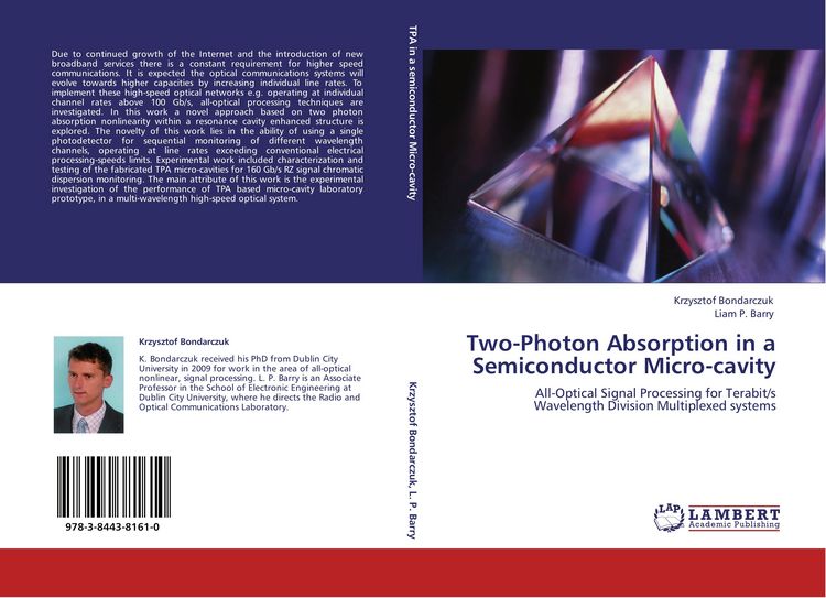 Produktbild: Two-Photon Absorption in a Semiconductor Micro-cavity