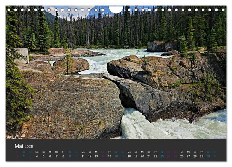 Produktbild: Der weite Westen Kanadas - Banff und Yoho National Park (Wandkalender 2026 DIN A4 quer), CALVENDO Monatskalender
