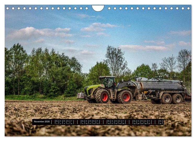 Produktbild: Landwirtschaft - Von der Saat bis zur Ernte (Wandkalender 2026 DIN A4 quer), CALVENDO Monatskalender