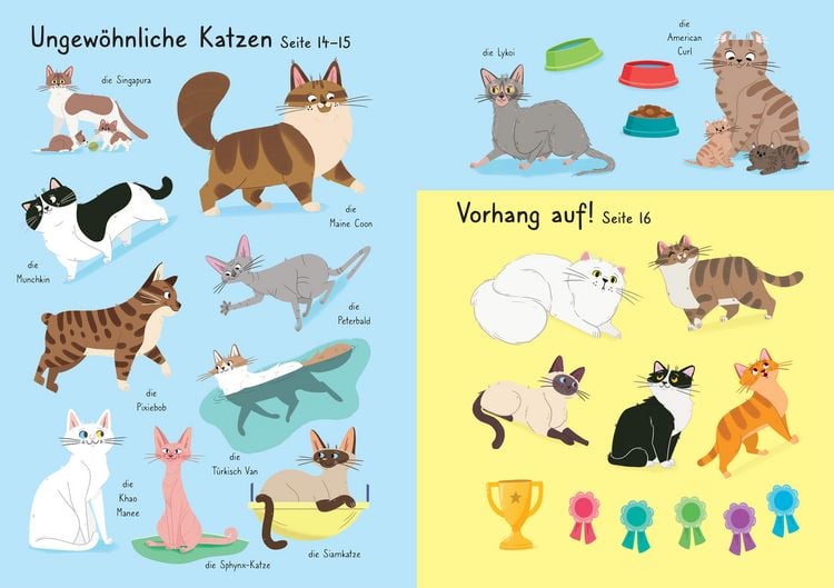 Mein Immer-wieder-Stickerbuch: Meine liebsten Katzen