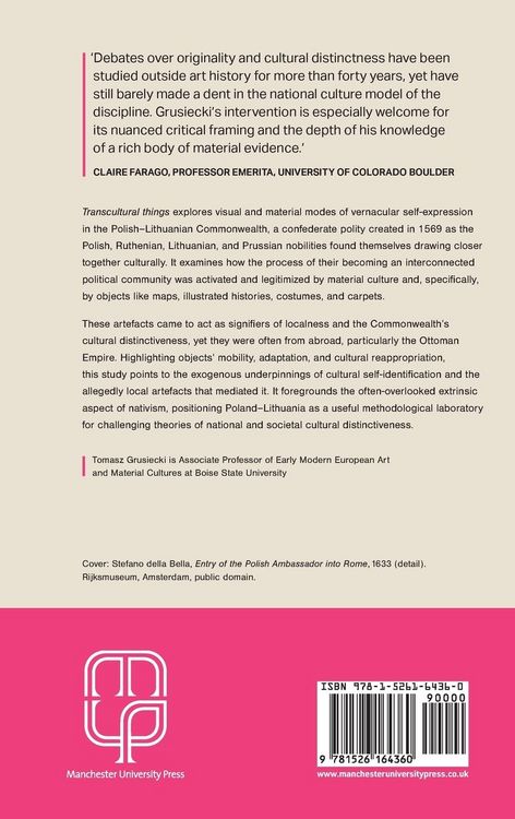 Produktbild: Transcultural things and the spectre of Orientalism in early modern Poland-Lithuania