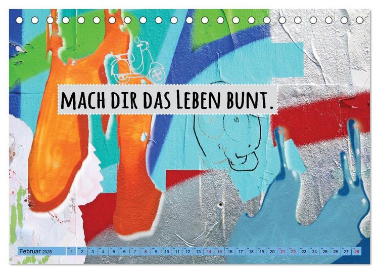 Produktbild: Enjoy your life - Genie&szlig;e das Leben (Tischkalender 2026 DIN A5 quer), CALVENDO Monatskalender