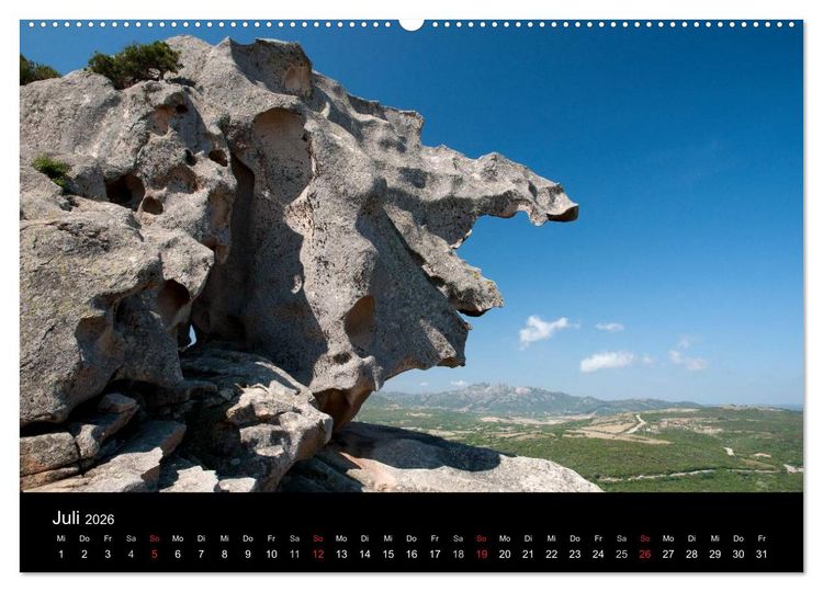 Produktbild: Sardinien Costa Smeralda und der Norden (hochwertiger Premium Wandkalender 2026 DIN A2 quer), Kunstdruck in Hochglanz